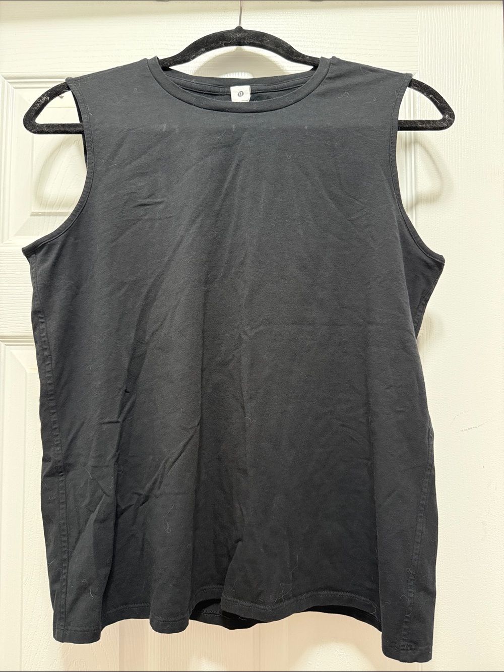Lululemon Black Cotton Muscle Tank